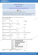 Đề ôn hè Toán 6 lên 7 có lời giải chi tiết - Đề 10